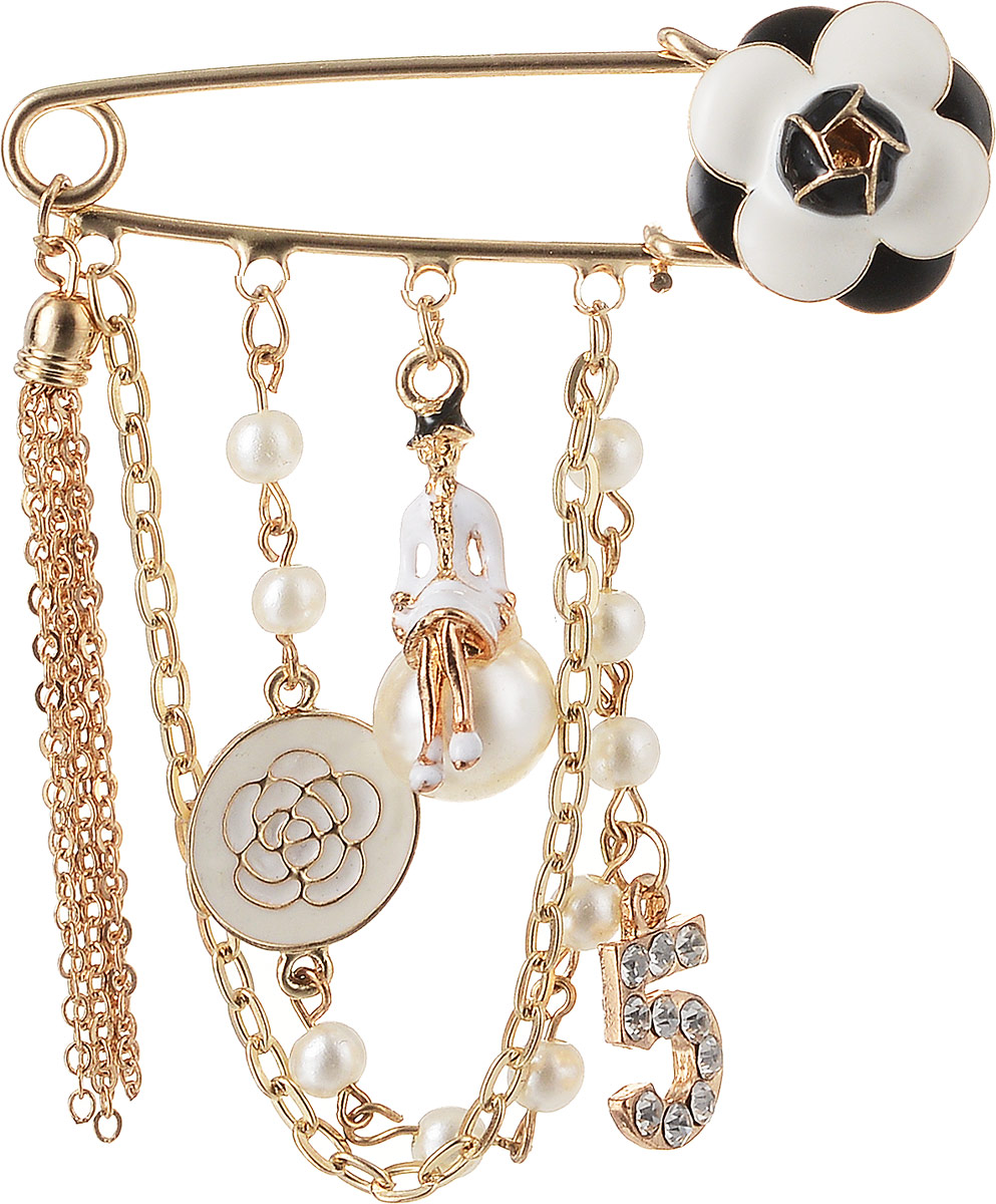 Брошь Taya, цвет: золотистый. T-B-12552T-B-12552-BROOCH-GOLD Брошь Taya, цвет: золотистый. T-B-12552T-B-12552-BROOCH-GOLDСтильная брошь Taya изготовлена из качественного бижутерного сплава. Такую брошь-булавку можно прикрепить на лацкан пиджака, воротник или карман, на шляпу, ремень или вечернее платье.