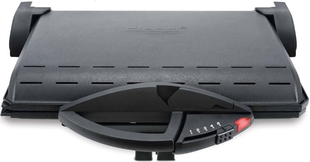 Steba PG 2.0 контактный грильPG 2.0 Steba PG 2.0 контактный грильPG 2.0Многофункциональный контактный гриль Steba PG 2.0 позволяет поджарить в домашних условиях различные продукты. Прибор совмещает в себе сэндвичницу, вафельницу, настольный и контактный гриль. Универсальное использование достигается за счет трех различных сменных пластин (для сэндвич-тостов, вафель, гриля). Таким образом, заменяя формы вафельницы одну на другую, вы быстро приготовите и поджаренный сэндвич на завтрак, и полезное мясо-гриль или овощи-гриль на ужин, и вкусные домашние вафли на десерт. Контактный гриль имеет в комплекте стаканчики для сбора жира, установив которые, вы можете не переживать за то, что приготавливаемая пища будет очень жирной, ведь он будет стекать. Вы можете регулировать температуру от 150 до 250 градусов. Для этого используется специальный термостат. Система нагрева пластин очень эффективная, так что уже через 5 минут вы сможете начать готовить ваши продукты.