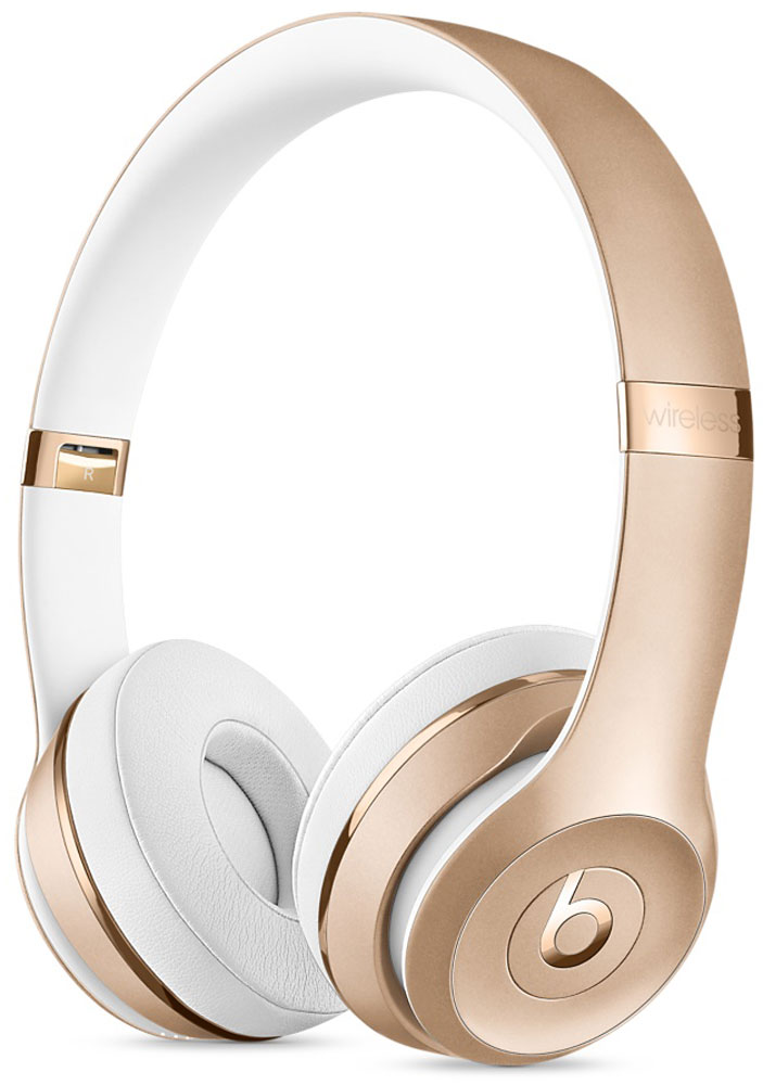 Beats Solo3 Wireless, Gold наушникиMNER2ZE/A Beats Solo3 Wireless, Gold наушникиMNER2ZE/AНаушники Beats Solo3 могут работать до 40 часов без подзарядки, чтобы вы могли пользоваться ими каждый день. 5-минутной зарядки Fast Fuel хватит ещё на 3 часа воспроизведения. Фирменное звучание Beats в наушниках с технологией Bluetooth класса 1 будет сопровождать вас повсюду - куда бы вы ни отправились. Расположение чашек с мягкими амбушюрами можно регулировать - вы сможете носить их целый день. Беспроводные наушники готовы к работе в любой момент. Включите их и поднесите к своему iPhone - они мгновенно подключатся к нему, а заодно и к вашим Apple Watch, iPad и Mac. В Solo3 с технологией Bluetooth класса 1 вы сможете слушать музыку где бы вы ни были. Неотъемлемая черта Beats Solo3 - знаменитое звучание Beats. Точная настройка акустической системы обеспечивает чистое сбалансированное звучание в широком диапазоне. Мягкие удобные чашки блокируют внешние шумы и позволяют вам услышать все оттенки любимой музыки. В беспроводных наушниках с...