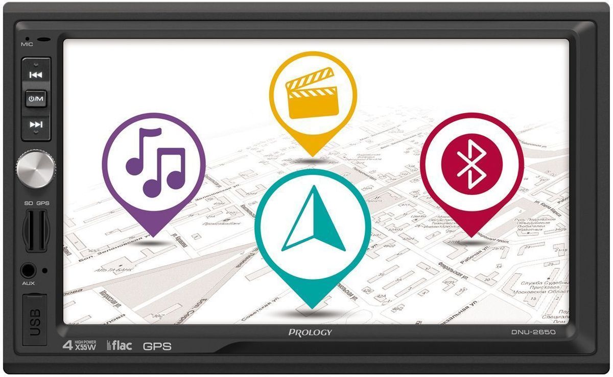 Prology DNU-2650, Black автомагнитола Prology DNU-2650, Black автомагнитола