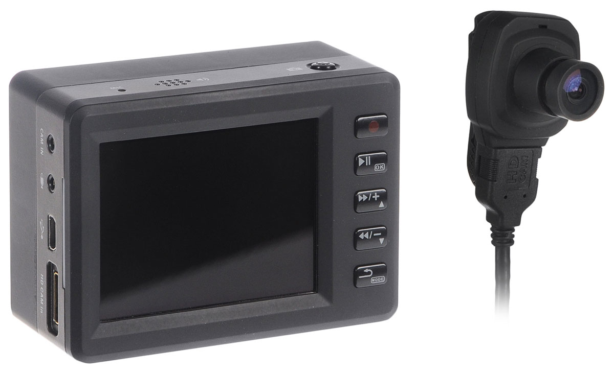 Axiom Polis CAM 1100 FullHD, Black видеорегистраторPOLIS CAM 1100 Axiom Polis CAM 1100 FullHD, Black видеорегистраторPOLIS CAM 1100Axiom Polis CAM 1100 идеально подойдет не только для водителей, но скорее для полицейских и работников частных охранных предприятий, так как съемка ведется на выносную камеру, разрешение которой 1920x1080, угол обзора широкий - 140 градусов. Как днем, так и ночью видеорегистратор показывает достойный уровень съемки. Axiom Polis CAM 1100 имеет внушительный объем аккумулятора в 3600 мАч, который обеспечивает 5 часов непрерывной съемки. Видеорегистратор имеет датчик движения, позволяющий избирательно записывать видео, только если в зоне съемки произойдет какое-либо действие. В случае чего, записанное видео можно просмотреть на экране устройства . Видеорегистратор поддерживает карты памяти SD емкостью до 32 ГБ.