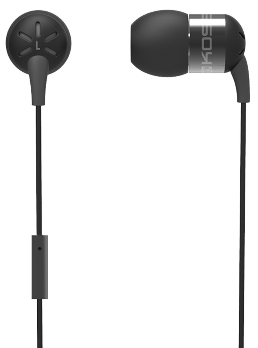Koss KEB25iK, Black наушники15118054 Koss KEB25iK, Black наушники15118054Koss KEB25i - это наушники-вставки с функцией гарнитуры в прочном алюминиевом корпусе. Благодаря специальному дизайну модель отличается отличной звукоизоляцией и надёжной посадкой. Наушники выпускаются в чёрном и белом цветах. Прочный алюминиевый корпус Функция гарнитуры: ответ в одно касание Надежная посадка Дополнительные амбушюры в комплекте