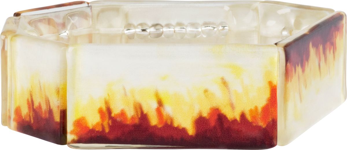 Браслет Lalo Treasures, цвет: коричневый, желтый. B2522B2522 Браслет Lalo Treasures, цвет: коричневый, желтый. B2522B2522Яркие дизайнерские акссесуары от Lalo Treasures станут отличным дополнением к Вашему стилю