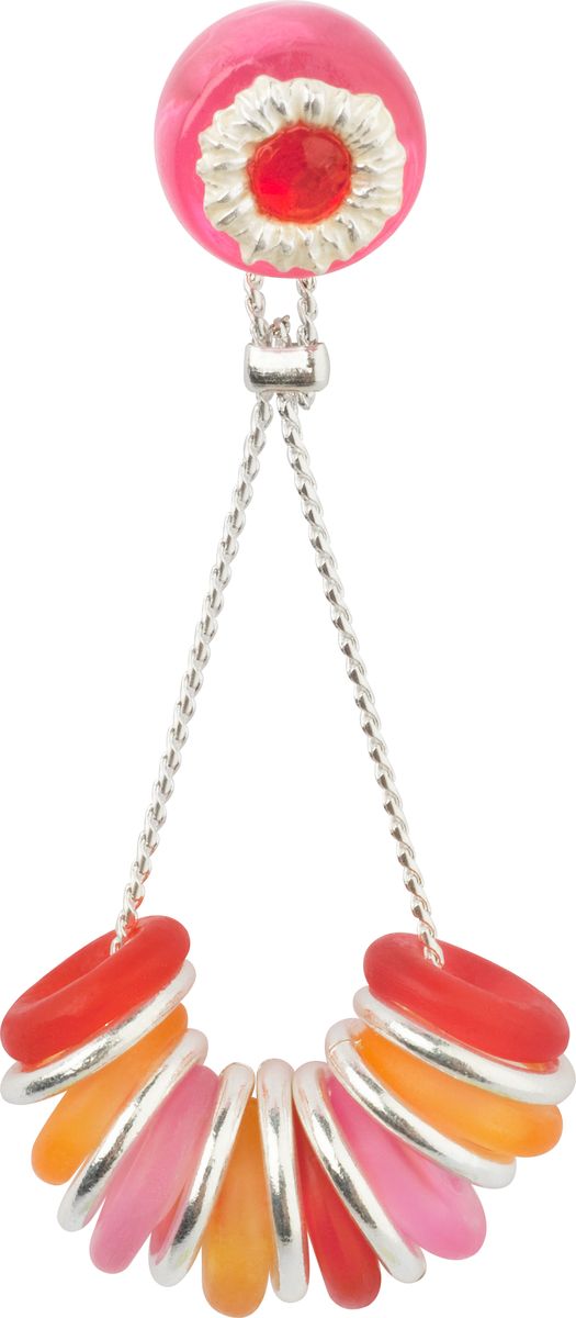 Серьги Lalo Treasures, цвет: розовый. E3468/3E3468/3 Серьги Lalo Treasures, цвет: розовый. E3468/3E3468/3Оригинальные серьги Lalo Treasures изготовлены из металлического сплава, дополнены декоративными элементами из ювелирной смолы. Изделие застегивается на замок-гвоздик, который надежно зафиксирует серьги. Стильные серьги оформлены нежной подвеской с круглыми колечками на на цепочке, они не оставят равнодушной ни одну любительницу изысканных украшений и помогут создать собственный неповторимый образ.