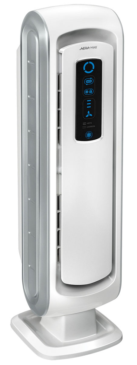 Fellowes Aeramax DB5 воздухоочистительFS-94017 Fellowes Aeramax DB5 воздухоочистительFS-94017Воздухоочиститель для семей с маленькими детьми DB5/DB55, предназначен для помещений до 8 м2 Специальная цена в интернет магазине: Воздухоочиститель Fellowes AeraMax DB5 (fs-94017) предназначен для эффективной очистки воздуха в помещении площадью до 8м2. Воздух проходит 4 степени очистки, что позволяет значительно улучшить качество воздуха внутри помещений, удалив 99.97% загрязняющих частиц. Угольный фильтр удаляет запахи, химические загрязнения и крупные частицы, переносимые по воздуху. True HEPA фильтр задерживает 99.97% частиц размером от 0.3 микрон, включая споры плесени, пыльцу растений, пылевых клещей, большинство бактерий, аллергенов и сигаретный дым. Антибактериальная обработка AeraSafe™– встроенная защита от роста бактерий, вызывающих неприятный запах, плесени и грибков на фильтре True HEPA. Технология PlasmaTRUE™ безопасно удаляет содержащиеся в воздухе загрязняющие вещества, мгновенно нейтрализуя вирусы и микробы. Воздухоочиститель прост в работе и обладает удобным...