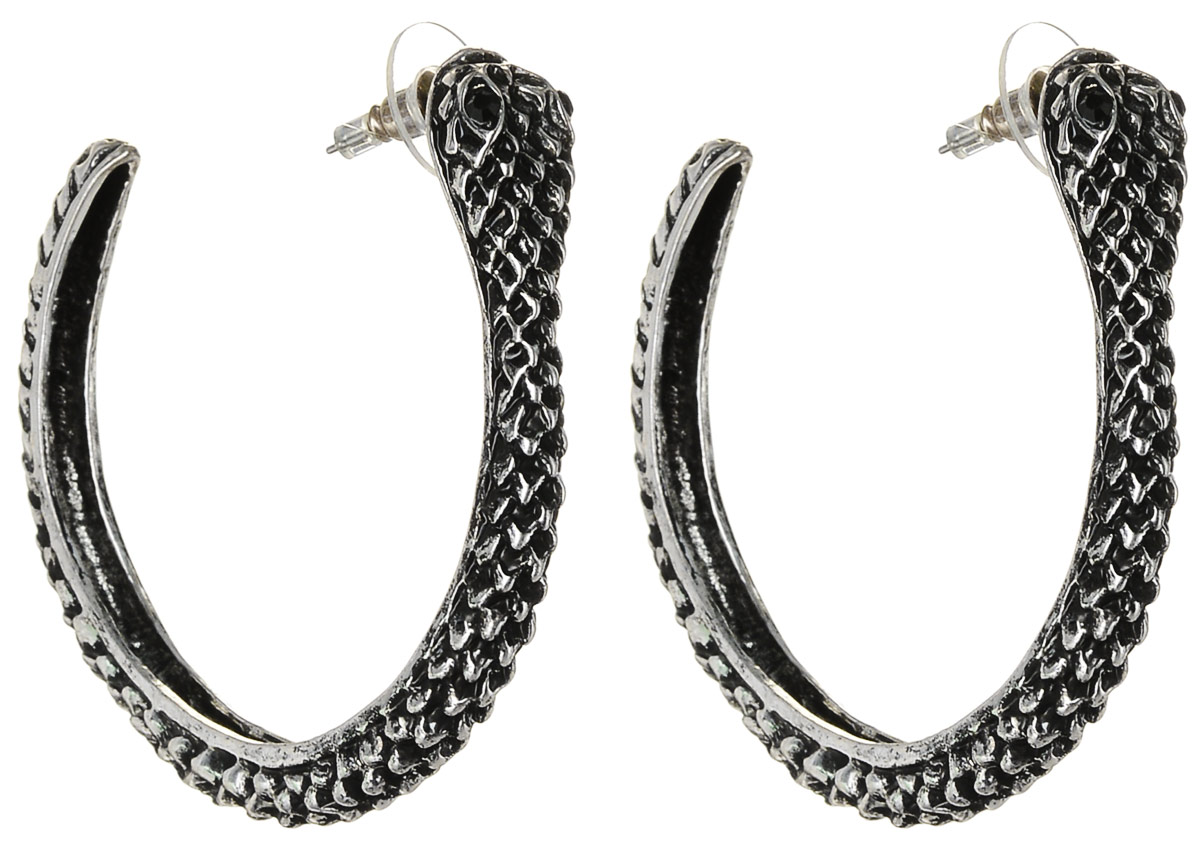 Серьги Art-Silver, цвет: серебряный. 36672-28636672-286 Серьги Art-Silver, цвет: серебряный. 36672-28636672-286Серьги-кольца Art-Silver выполнены из бижутерного сплава. Декоративный элемент дополнен вставками из циркона. Изделие застегивается с помощью замка-гвоздика с заглушкой.
