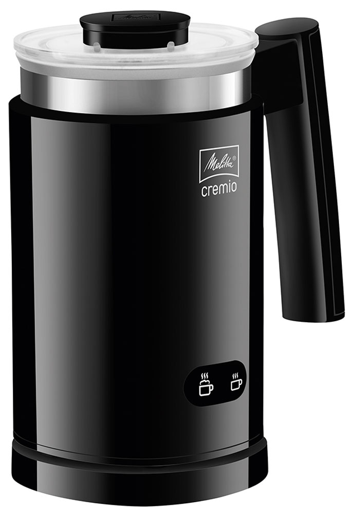 Melitta Cremio II, Black капучинатор21561 Melitta Cremio II, Black капучинатор21561Будь то латте макиато или капучино - при помощи Melitta Cremio II вы можете приготовить замечательную мелкопористую теплую молочную пену для кофейных напитков, такую же, как в вашем любимом итальянском кафе. Так же вспениватель поможет приготовить холодное взбитое молоко, чтобы добавить его к десертам в качестве легкой альтернативы кремам. Поклонники молока и какао также полюбят Cremio II за возможность подогревать молоко в одно мгновение, при этом оно не подгорит.