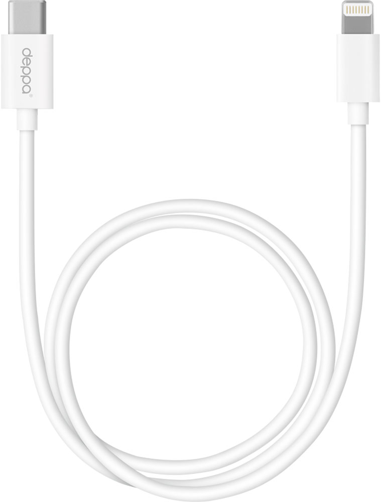 Deppa дата-кабель USB Type-C - 8-pin для Apple (1,2 м)72252 Deppa дата-кабель USB Type-C - 8-pin для Apple (1,2 м)72252Дата-кабель Deppa предназначен для синхронизации и заряда устройств с разъемом Apple 8-pin от Macbook, Chromebook и других цифровых устройств с разъемом USB Type-C.
