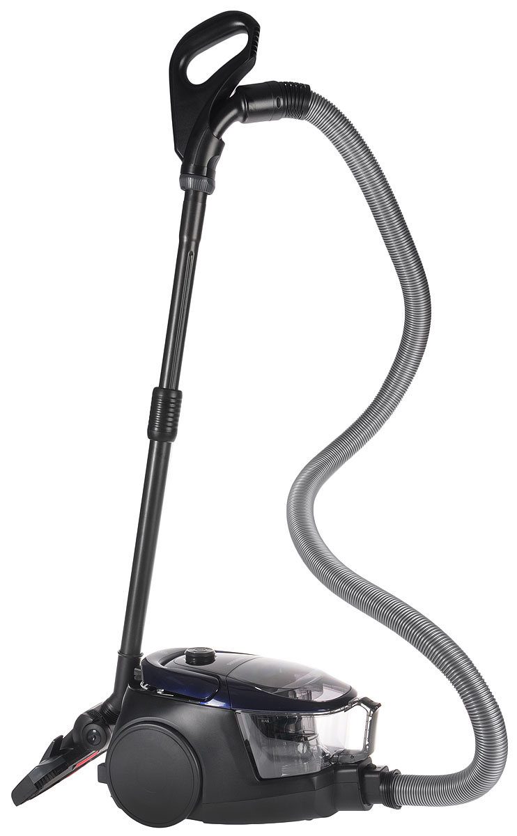 Samsung SC-18M3120VB пылесосVC18M3120VB/EV Samsung SC-18M3120VB пылесосVC18M3120VB/EVSamsung SC-18M3120VB - мощный и надежный пылесос в компактном корпусе. Простой уход Наслаждайтесь удобством турбины Anti-Tangle. Она предотвращает спутывание пыли, мусора, волос, а также обеспечивает мощность всасывания в течение длительного времени. Удобный пылесборник легко отсоединяется и очищается нажатием на кнопку. Удобный пылесборник Просто выньте пылесборник из пылесоса, откройте крышку, высыпьте содержимое в корзину и вставьте пылесборник в пылесос. Вам не придётся касаться крышки или опускать руки внутрь. В пылесборник помещается до 2 литров пыли и мусора, благодаря чему вы сможете реже опустошать его. Пылесборник имеет большую прозрачную крышку, позволяющую легко контролировать уровень заполнения. Эргономичная нескользящая рукоять Easy Grip для удобного и надежного удерживания в руке. Пылесос послушно перемещается за вами, а ваши руки не устают. Рукоятка вращается относительно шланга, благодаря чему шланг не...