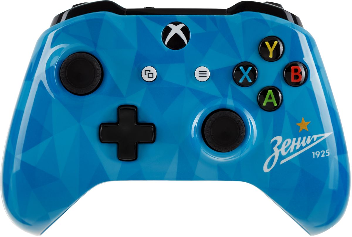 Xbox One Зенит Сине-бело-голубой беспроводной геймпад6CL-00002 Xbox One Зенит Сине-бело-голубой беспроводной геймпад6CL-00002Ощутите невероятное удобство управления с беспроводным геймпадом Xbox One. Импульсные триггеры обеспечивают вибрационную обратную связь, так что вы почувствуете малейшую тряску и столкновения с высочайшей точностью. Отзывчивые мини-джойстики и усовершенствованная крестовина повышают точность. А к 3,5 - мм стереогнезду можно напрямую подключить любую совместимую гарнитуру. Почувствуйте игру благодаря импульсным триггерам. Вибрационные электродвигатели в триггерах обеспечивают прецизионную обратную связь, передавая отдачу оружия, столкновения и тряску для достижения невиданного реализма в играх! Теперь геймпад оснащен 3,5-мм стереогнездом, к которому можно напрямую подключить любимую игровую гарнитуру. Поддерживается беспроводное обновление прошивки, благодаря чему для обновления не требуется подключать геймпад с помощью кабеля USB. Точность Крестовина отлично реагирует как на касания, так и на нажатия навигационных кнопок ...