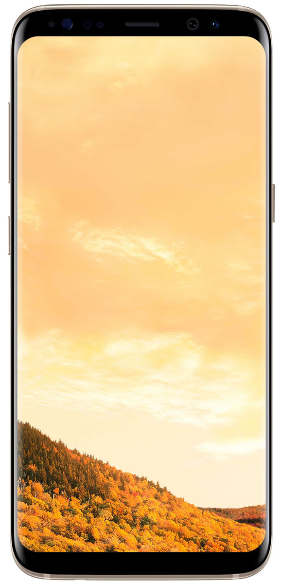 Samsung Galaxy S8 SM-G950, GoldSM-G950FZDDSER Samsung Galaxy S8 SM-G950, GoldSM-G950FZDDSERSamsung Galaxy S8 переворачивает представление о классическом дизайне смартфона. Безграничный изогнутый с двух сторон экран подчеркивает гармонию стиля и инноваций. Главная особенность дизайна - это практически полное отсутствие боковых рамок и закругленные края экрана. Какую бы из диагоналей 5,8 или 6,2 вы не выбрали - благодаря симметричному дизайну и эргономике им будет удобно пользоваться даже одной рукой. Увеличенный экран Samsung Galaxy S8 идеально подходит для многозадачности. Переписывайтесь с друзьями, не отрываясь от просмотра любимого фильма. Все что нужно - просто открыть чат в режиме многозадачности. Кнопки Домой, Назад и Недавние приложения теперь виртуальные и перенесены на экран. При нажатии они откликаются аналогично классическим, однако имеют более расширенный функционал. Теперь иконки имеют логическую цветовую окраску, так что вы можете идентифицировать приложение в одно мгновение. Цвета и линии...