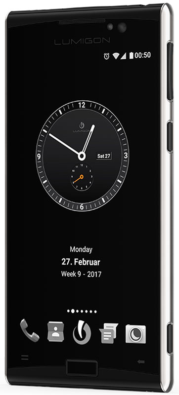 Lumigon T3 Standard, Steel Black5711860000226 Lumigon T3 Standard, Steel Black5711860000226Премиальный смартфон Lumigon T3 изготовлен из корабельной нержавеющей стали 316 и ударопрочного стекла Corning Gorilla Glass 4. Каждая уникальная функция была создана для удовлетворения реальных каждодневных потребностей. Каждая черта дизайна и выбор материала тщательно продумывается для того, чтобы служить практическим целям. Замечательная камера 13MP/4K камера с двухтонной вспышкой и очень быстродействующей технологией PDAF (система фазовой автофокусировки / Phase Detection Autofocus). Специальная кнопка для камеры сбоку обеспечивает быстрый доступ к камере, при этом кнопки громкости могут использоваться для уменьшения и увеличения. Контролируемый жестами дисплей BackTouch может использоваться для пролистывания фотографий и прокрутки веб-сайтов. Использование интегрированной камеры с технологией BackTouch является очень удобным для того, чтобы делать селфи. Клавиша действия ActionKey может быть настроена для включения / выключения вспышки,...