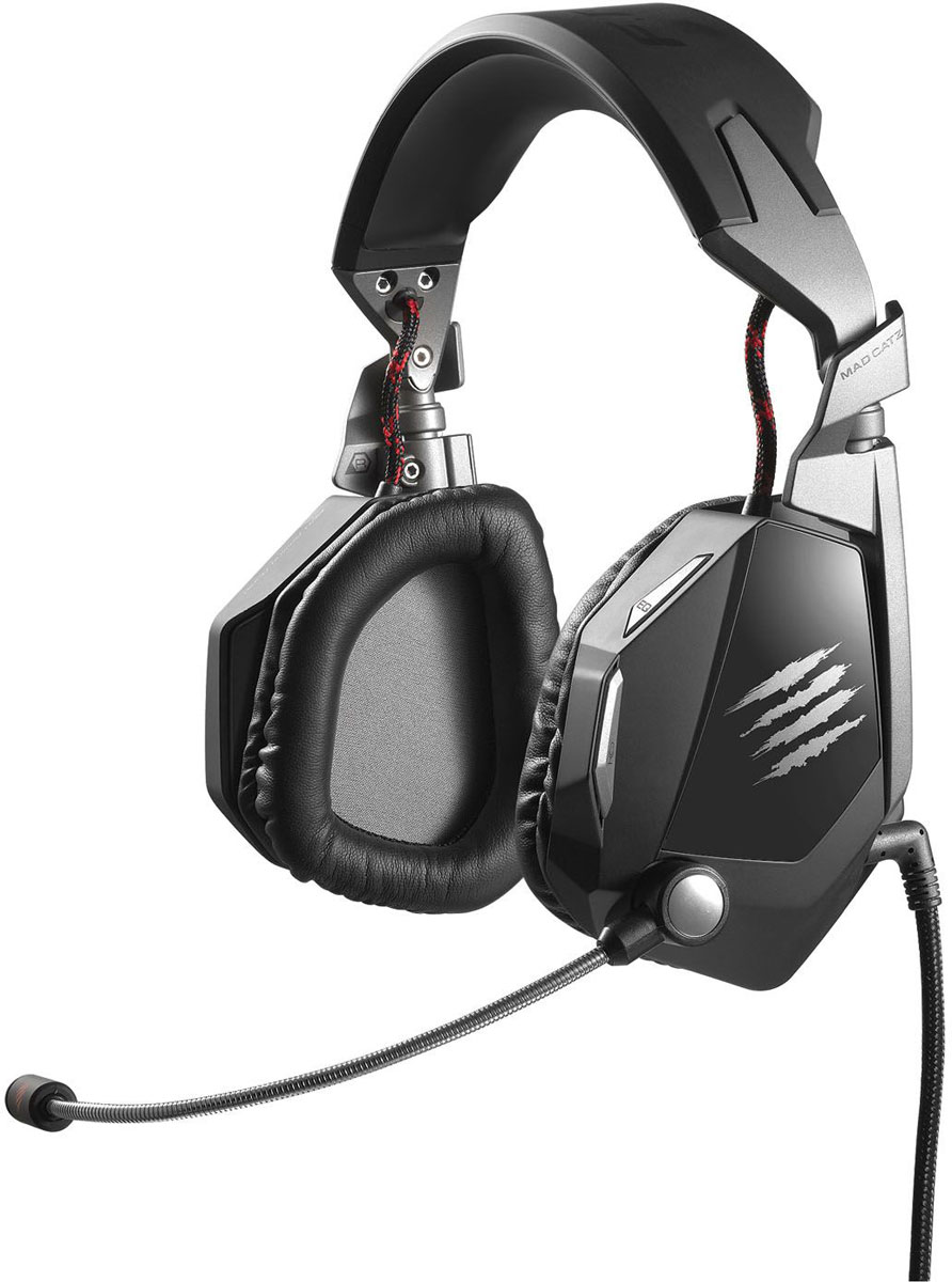 Mad Catz F.R.E.Q.5 Stereo Headset, Black игровые наушникиPCA176 Mad Catz F.R.E.Q.5 Stereo Headset, Black игровые наушникиPCA176Игровая стерео-гарнитура Mad Catz F.R.E.Q.5 создана для комфортной игры, которая станет теперь еще более приятной. Ее использование разрушит грань между реальным и виртуальным миром. Погрузитесь в игру с гарнитурой F.R.E.Q. Насладитесь любимыми играми и полностью погрузитесь в звуки битвы с игровой стерео гарнитурой Mad Catz F.R.E.Q.5 для ПК и Mac. Благодаря высококачественным 50 мм неодимовым динамикам, интуитивно размещенным органам управления и съемному микрофону с функцией шумоподавления, F.R.E.Q.5 воспроизводит мощный детализированный звук и обеспечивает максимальный комфорт во время длительных игровых сессий. Мощный стерео звук Большие динамики воспроизводят мощный стерео звук в широком диапазоне частот, а удобные большие чашки наушников обеспечивают невероятно чистое и четкое воспроизведение звука. Детали звукового окружения, которые были недоступны вашему слуху – малейшие шорохи или крадущиеся шаги противника – сделают погружение в игру еще...