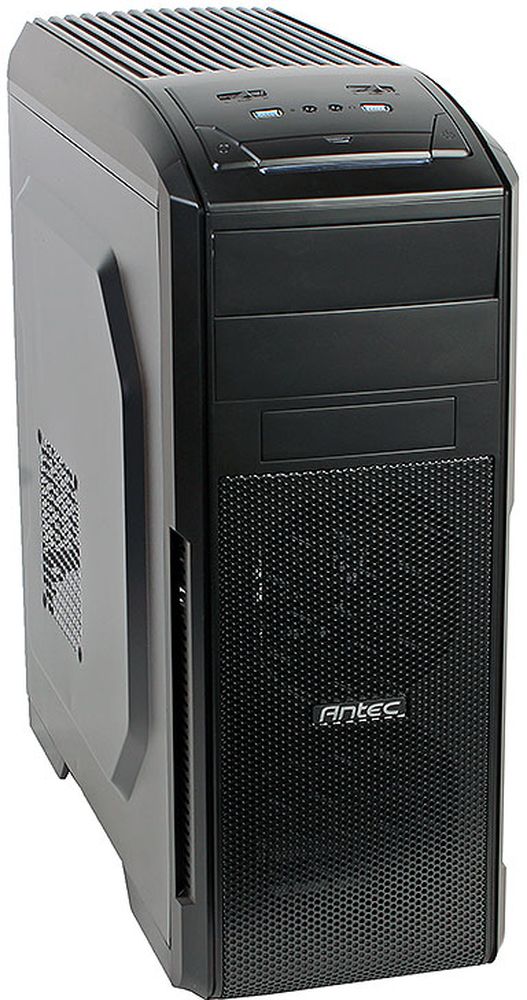 Antec GX500 компьютерный корпус0-761345-15500-7 Antec GX500 компьютерный корпус0-761345-15500-7Antec GX500 - практичный стальной черный корпус формата Midi-Tower для сборки производительных игровых систем. Корпус способен вместить материнские платы до типоразмера ATX, производительные видеокарты длиной до 380 мм, и процессорные системы охлаждения высотой до 158 мм. В данной модели имеются крепления для одного 2.5-дюймового и четырех 3.5-дюймовых накопителей. Корпус располагает местами для установки шести 120-мм вентиляторов. Он также оснащен двумя портами USB 3.0 на верхней панели.