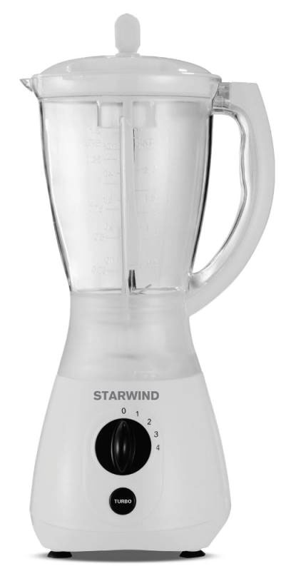 Starwind STB4381, White блендерSTB4381 Starwind STB4381, White блендерSTB4381Компактный и простой в эксплуатации блендер Starwind STB4381 для людей, ведущих активный образ жизни, спортсменов и молодых мам. Надежные металлические ножи обеспечат быстрое измельчение продуктов до нужной вам консистенции. При помощи Starwind STB4381 можно приготовить ваши любимые коктейли, сорбеты или смузи. Разборная конструкция позволит легко очистить устройство.