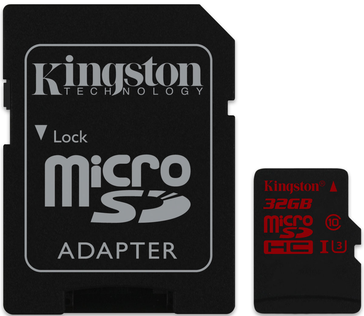 Kingston microSDHC Class 10 U3 UHS-I 32GB карта памяти с адаптеромSDCA3/32GB Kingston microSDHC Class 10 U3 UHS-I 32GB карта памяти с адаптеромSDCA3/32GBКарта памяти microSDHC UHS-I U3 компании Kingston обеспечивает высокую скорость класса UHS-I Class U3 до 90МБ/с (для чтения) и до 80МБ/с для записи, что позволяет записывать видео в формате Full HD (1080p), Ultra HD (2160p), 3D и 4K кинематографического качества при помощи высокопроизводительных компактных устройств, таких как смартфоны и камеры GoPro. Она также отлично подходит для прямых телевизионных трансляций и записей. Карта памяти обеспечивает высокую скорость копирования и редактирования, особенно в устройствах чтения карт памяти с интерфейсом USB 3.0. Повышенная постоянная скорость записи гарантирует целостность видео и позволяет делать серии снимков. Воспользуйтесь адаптером, чтобы использовать карту памяти в хост-устройствах SDHC со стандартным размером карты памяти SD, таких как камеры DSLR, видеокамеры и планшеты с большой диагональю экрана. Карта памяти microSDHC UHS-I U3 обеспечивает безопасное хранение фотографий, видео и других важных...