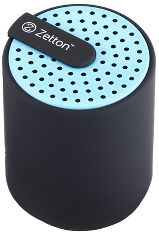 Zetton Cylinder, Black Blue портативная Bluetooth-колонка (ZTLSBSCYLBB)ZTLSBSCYLBB Zetton Cylinder, Black Blue портативная Bluetooth-колонка (ZTLSBSCYLBB)ZTLSBSCYLBBБеспроводная колонка Zetton Cylinder предназначена для воспроизведения музыки с любого аудиоустройства через Bluetooth-соединение или разъем AUX. Аккумулятор 300 мАч обеспечивает долгую работу.
