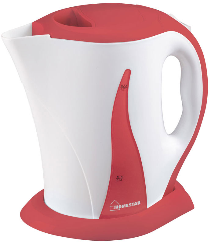 HomeStar HS-1003, White Coral электрический чайник54 002679 HomeStar HS-1003, White Coral электрический чайник54 002679Электрический чайник HomeStar HS-1003 прост в управлении и долговечен в использовании. Изготовлен из высококачественных материалов. Прозрачное окошко позволяет определить уровень воды. Мощность 2200 Вт вскипятит 1,7 литра воды в считанные минуты. Для обеспечения безопасности при повседневном использовании предусмотрены функция автовыключения, а также защита от включения при отсутствии воды.