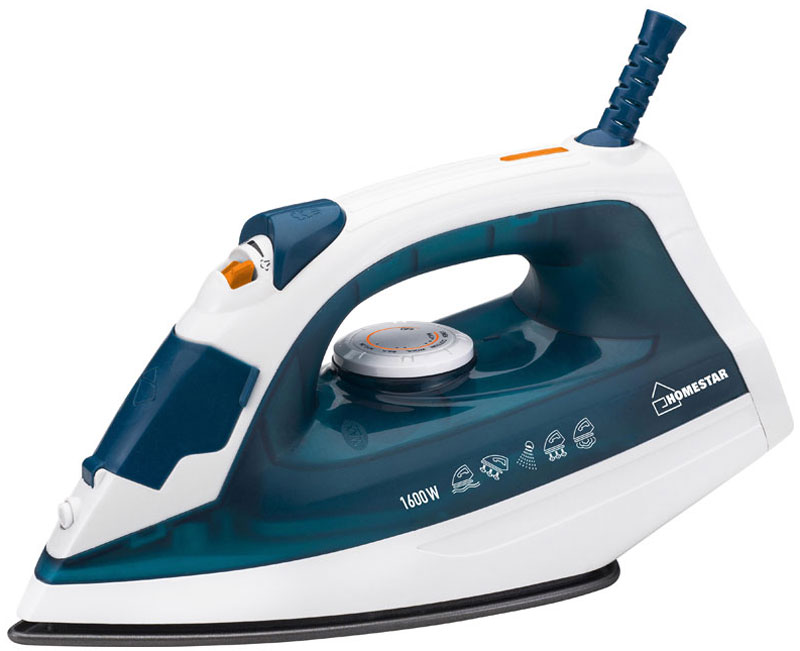 HomeStar HS-4004, Blue утюг54 002676 HomeStar HS-4004, Blue утюг54 002676Утюг HomeStar HS-4004 с подошвой из нержавеющей стали превратит процесс глажки различных видов ткани в легкое и неутомительное занятие. Прибор обладает всеми необходимыми характеристиками для отличного результата: сухое глажение, отпаривание с регулировкой, функция разбрызгивания, возможность вертикального отпаривания. Модель оснащена функциями самоочистки и парового удара. Сетевой шнур крепится при помощи шарового механизма, что не позволяет ему запутаться во время эксплуатации.