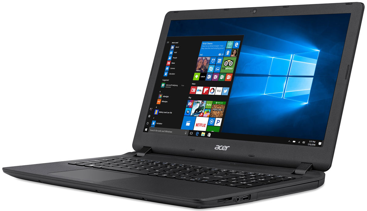 Acer Extensa EX2540-51WG, BlackEX2540-51WG Acer Extensa EX2540-51WG, BlackEX2540-51WGAcer Extensa EX2540 - идеальный ноутбук для бизнеса. Благодаря компактному дизайну и проверенным временем технологиям, которые используются в ноутбуках этой серии, вы справитесь со всеми деловыми задачами, где бы вы ни находились. Тонкий корпус и длительная работа без подзарядки - вот что необходимо пользователям ноутбуков. Acer Extensa является одним из самых тонких устройств в своем классе и сочетает в себе невероятно удобный 15,6-дюймовый дисплей и потрясающую производительность. Наслаждайтесь качеством мультимедиа благодаря светодиодному дисплею с высоким разрешением и непревзойденной графике во время игры или просмотра фильма онлайн. Ноутбуки Aspire EX полностью соответствуют высоким аудио- и видеостандартам для работы со Skype. Благодаря оптимизированному аппаратному обеспечению ваша речь воспроизводится четко и плавно - без задержек, фонового шума и эха. Оцените улучшенную поддержку жеста щипок, а также прокрутки и навигации по...