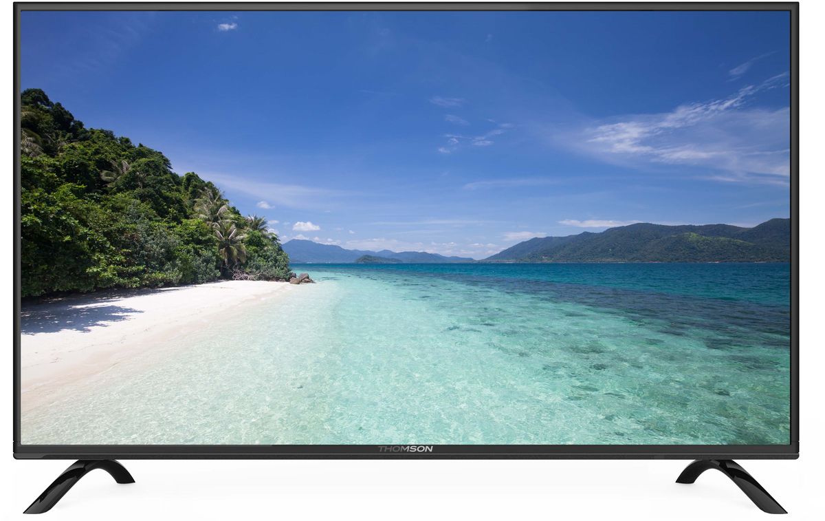 Thomson T40D21SF-01B телевизорT40D21SF-01B Thomson T40D21SF-01B телевизорT40D21SF-01BТелевизор Thomson T40D21SF-01Bс диагональю 40 дюймов оборудован LED подсветкой и поддерживает разрешение HD (1366х768). Оснащен системой динамиков 2.0, выдающих звук общей мощностью 10 Вт. Источником сигнала для качественной реалистичной картинки служат не только цифровые эфирные и кабельные каналы, но и любые записи с внешних носителей, благодаря универсальному встроенному USB медиаплееру. 3 HDMI-порта позволяют подключать современные устройства. Thomson T40D21SF-01B обладает рядом функций, позволяющих добиться наилучшего качества картинки и звука. В их числе шумоподавление. Кроме того, телевизор оснащен удобной функцией TimeShift, благодаря которой при условии подключения к ТВ USB-накопителя, телевизионные трансляции можно ставить на паузу.