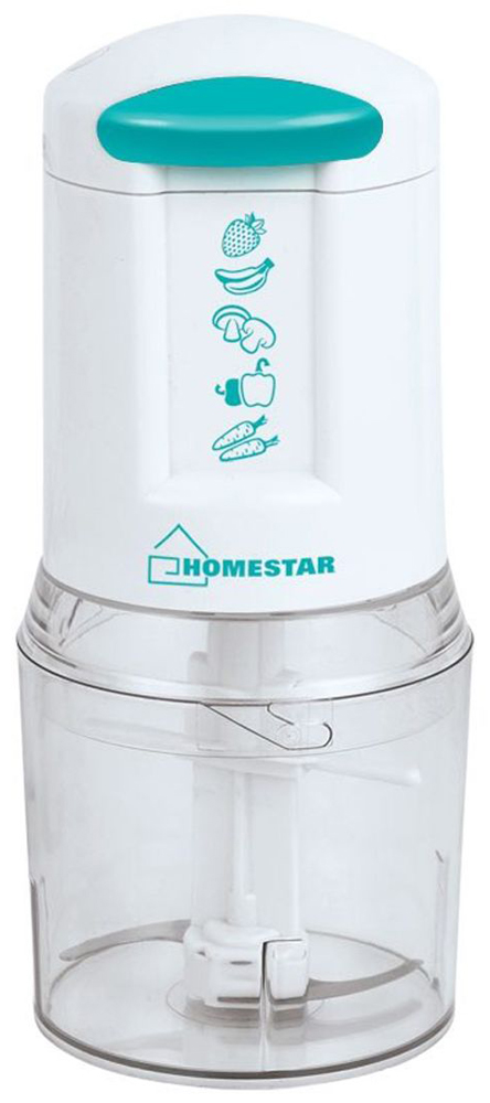 HomeStar HS-2007 измельчитель54 002689 HomeStar HS-2007 измельчитель54 002689Измельчитель HomeStar HS-2007 поможет быстро приготовить салат, сделать зажарку для супа и заготовку из мяса, измельчить орехи для торта. Данная модель имеет прозрачную чашу, благодаря которой удобно контролировать количество ингредиентов. Компактный прибор удобно хранить.