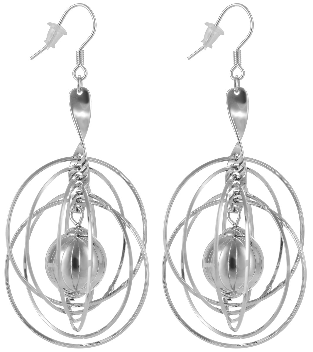 Серьги Art-Silver, цвет: серебряный. 18412-36518412-365 Серьги Art-Silver, цвет: серебряный. 18412-36518412-365Стильные серьги Selena выполнены из латуни с гальваническим покрытием. Серьги оформлены оригинальными декоративными подвесками. Серьги выполнены с замком-петлей. Такие серьги будут ярким дополнением вашего образа.
