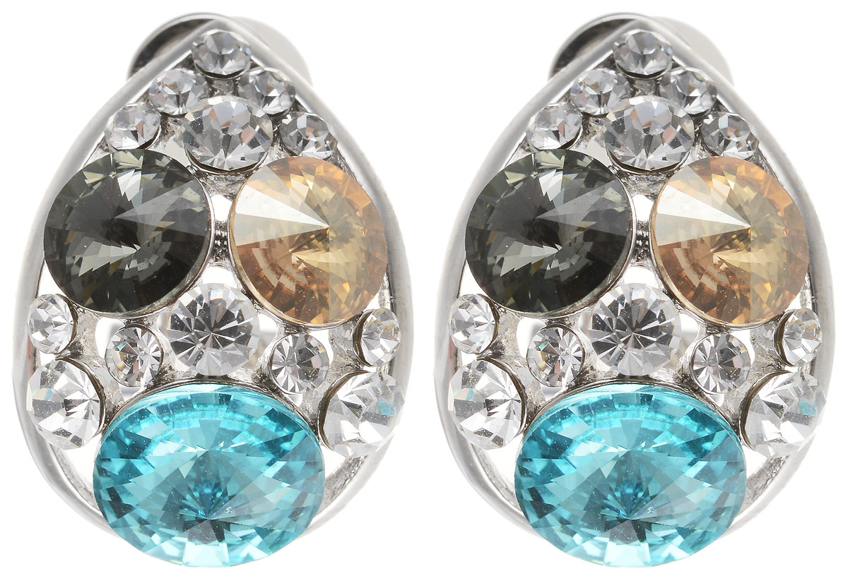 Серьги Art-Silver, цвет: серебряный. 27958-57727958-577 Серьги Art-Silver, цвет: серебряный. 27958-57727958-577Стильные серьги Art-Silver выполнены из бижутерного сплава. Серьги оформлены оригинальными декоративными вставками. Серьги выполнены с замками-гвоздиками. Такие серьги будут ярким дополнением вашего образа.