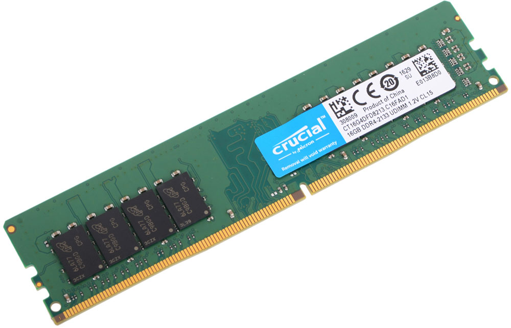 Crucial CL15 Dual Rank DDR4 16GB 2133МГц модуль оперативной памятиCT16G4DFD8213 Crucial CL15 Dual Rank DDR4 16GB 2133МГц модуль оперативной памятиCT16G4DFD8213Небуферезированная память Crucial Dual Rank DDR4 предоставляет качество работы, надежность и производительность - основные требования для современных компьютеров. Этот модуль емкостью 16 ГБ, спроектирован для работы на частоте 2133 МГц PC4-17000 и таймингах CL15 для лучшего отклика системы при использовании необходимых приложений.