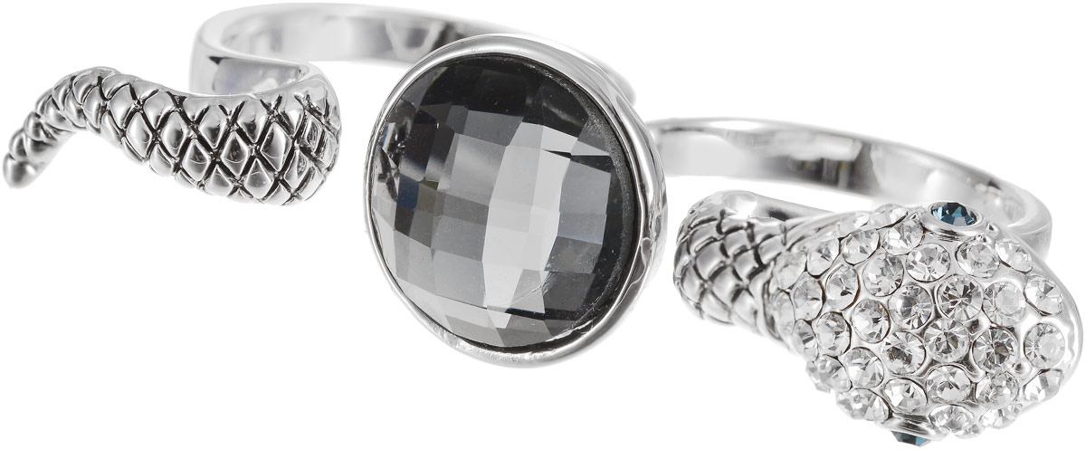 Кольцо на два пальца Art-Silver, цвет: серебряный. 02028-2-1067. Размер 1802028-2-1067 Кольцо на два пальца Art-Silver, цвет: серебряный. 02028-2-1067. Размер 1802028-2-1067Оригинальное кольцо Art-Silver выполнено из бижутерного сплава с гальваническим покрытием. Кольцо на два пальца в виде змеи украшено декоративными вставками. Элегантное кольцо Art-Silver превосходно дополнит ваш образ и подчеркнет отменное чувство стиля своей обладательницы.