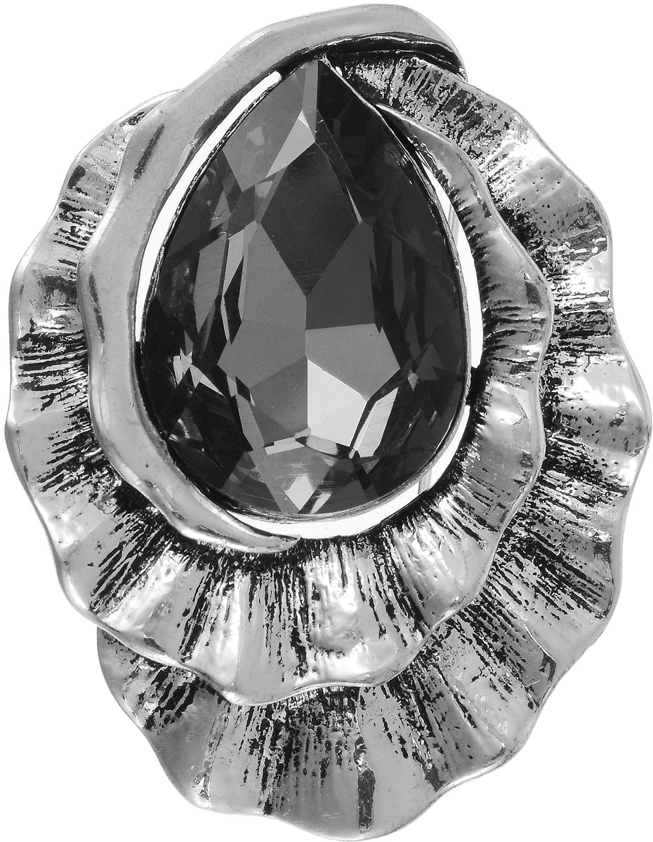 Брошь женская Art-Silver, цвет: серебряный. 08208238-43808208238-438 Брошь женская Art-Silver, цвет: серебряный. 08208238-43808208238-438Бижутерный сплав, кристаллы.