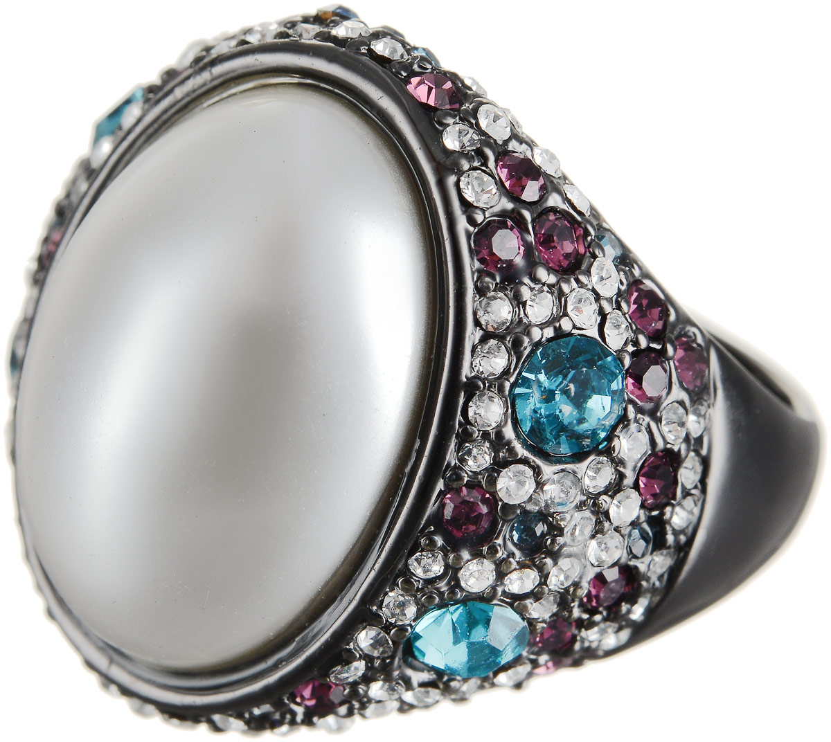 Кольцо Art-Silver, цвет: черный, перламутровый. 066079-601-1202. Размер 16,5066079-601-1202 Кольцо Art-Silver, цвет: черный, перламутровый. 066079-601-1202. Размер 16,5066079-601-1202Оригинальное кольцо Art-Silver выполнено из бижутерного сплава с гальваническим покрытием. Кольцо украшено декоративными вставками. Элегантное кольцо Art-Silver превосходно дополнит ваш образ и подчеркнет отменное чувство стиля своей обладательницы.