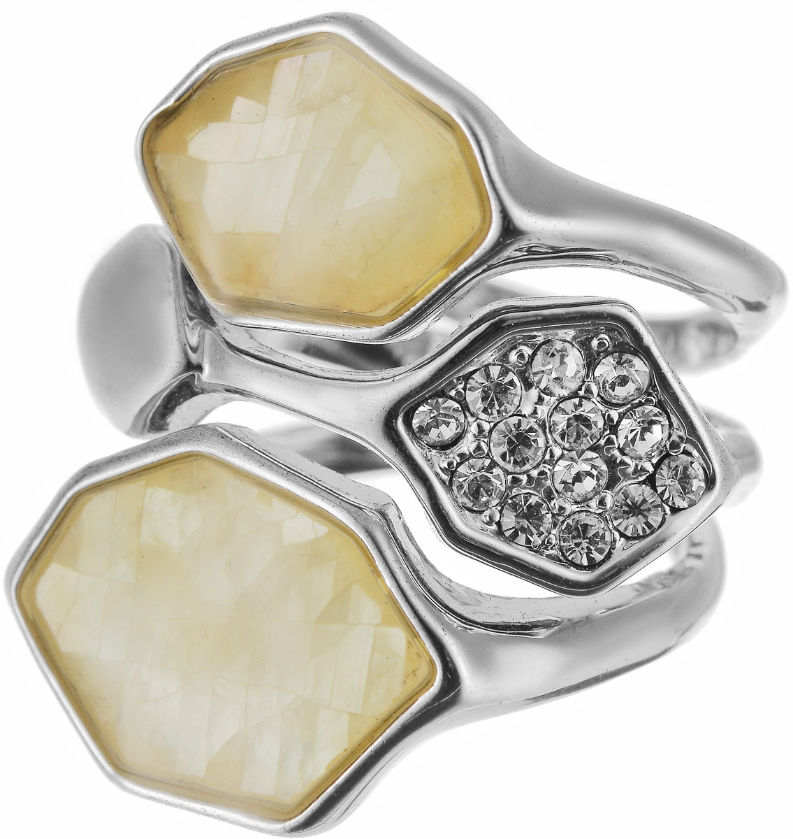 Кольцо Art-Silver, цвет: серебряный, бежевый. ЛМ049491-703-721. Размер 17ЛМ049491-703-721 Кольцо Art-Silver, цвет: серебряный, бежевый. ЛМ049491-703-721. Размер 17ЛМ049491-703-721Оригинальное кольцо Art-Silver выполнено из бижутерного сплава с гальваническим покрытием. Кольцо украшено декоративными вставками. Элегантное кольцо Art-Silver превосходно дополнит ваш образ и подчеркнет отменное чувство стиля своей обладательницы.