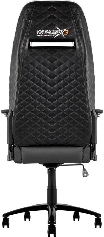 ThunderX3 TX3-40, Black White профессиональное геймерское креслоTX3-40BW ThunderX3 TX3-40, Black White профессиональное геймерское креслоTX3-40BWПрочная металлическая основа. Мягкий кожзам. Тип механизма бабочка. Пневматическая регулировка высоты сиденья. Угол раскачивания 3° - 18°. 60 мм нейлоновые колесики. Регулируемый подголовник. Подушка под шею. Регулирование положение сиденья с фиксацией. Угол наклона спинки 3° - 18°.