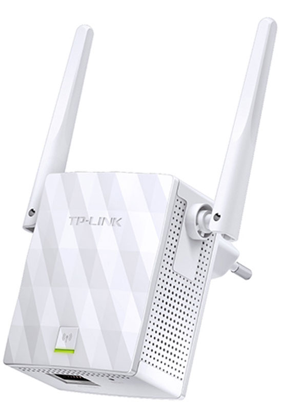TP-Link TL-WA855RE усилитель беспроводного сигналаTL-WA855RE TP-Link TL-WA855RE усилитель беспроводного сигналаTL-WA855REНесмотря на компактный размер TP-Link TL-WA855RE не останется незамеченным благодаря его впечатляющим возможностям передавать Wi-Fi в ранее недоступных частях вашего дома. TL-WA855RE поддерживает скорость Wi- Fi до 300 Мбит/с и позволяет вашим устройствам работать на максимальной скорости. Две внешние MIMO-антенны выделяют TP-Link TL-WA855RE от прочих устройств. Технология MIMO способна улучшить производительность сети, увеличивая скорость Wi-Fi ,а две антенны обеспечат стабильный беспроводной сигнал, который достигнет каждого уголка вашего дома. Нажмите кнопку WPS на маршрутизаторе, после чего нажмите кнопку Range Extender на TL-WA855RE, чтобы воспользоваться быстрой расширенной сети Wi-Fi. Умный светодиодный индикатор подскажет наиболее подходящее место для размещения устройства.