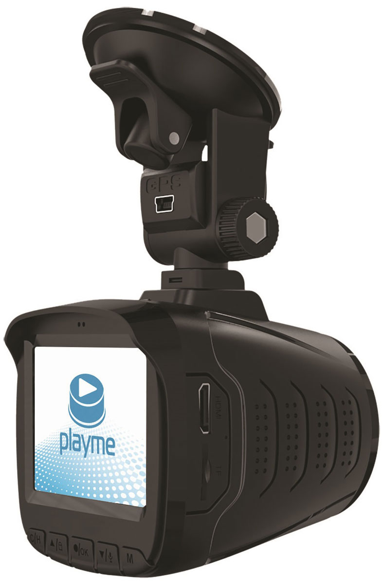PlayMe P350 Tetra видеорегистратор с радар-детекторомPlayMe-P350 PlayMe P350 Tetra видеорегистратор с радар-детекторомPlayMe-P350Автомобильный видеорегистратор PlayMe P350 Tetra сочетает в себе самое нужно и необходимое для комфортной дороги: видеорегистратор, радар-детектор и GPS-информатор. Модель имеет встроенный емкий литиевый аккумулятор. Устройство легко установить в салоне вашего авто, благодаря надежному креплению на присоске со сквозным питанием. PlayMe P350 Tetra оснащен мощным процессором Ambarella A7LA50 и матрицей 1/3 КМОП, обеспечивающими наилучшую работу устройства. Видеорегистратор ведет съемку в качеству Super HD 2560x1080, 30 кадров в секунду в формате MP4 (H.264). Предусмотрена функция фотосъемки с разрешением 1920x1080, в формате jpg. Видеорегистратор устройства имеет встроенный G-сенсор датчик удара, который запишет и сохранит в специально месте видео (с защитой от перезаписи), при резких изменениях в процессе движения авто. Наилучший обзор обеспечивает шести линзовый стеклянный широкоугольный объектив с ИК-фильтром. Устройство оснащено ярким ЖК-дисплеем...