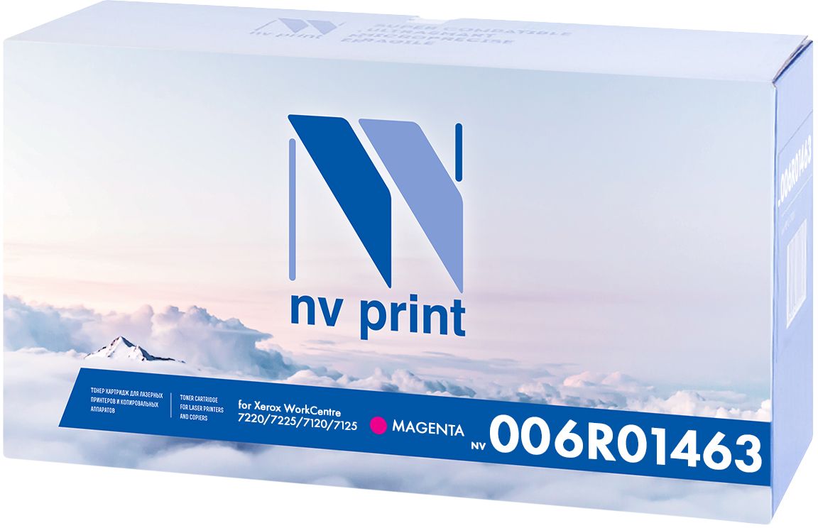 NV Print 006R01463M, Magenta картридж для Xerox WorkCentre 7220/7225/7120/7125NV-006R01463M NV Print 006R01463M, Magenta картридж для Xerox WorkCentre 7220/7225/7120/7125NV-006R01463MКартридж NVP лазерный совместимый Xerox, производитель NV Print, модель NV-006R01463 Magenta для Xerox WorkCentre 7220/7225/7120/7125, ресурс 15000 копий.