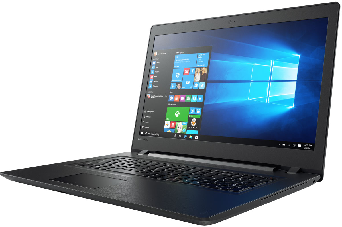 Lenovo IdeaPad 110-17ACL, Black (80UM005BRK)80UM005BRK Lenovo IdeaPad 110-17ACL, Black (80UM005BRK)80UM005BRKLenovo IdeaPad 110 объединяет все необходимые характеристики в одном устройстве начального уровня: стабильная производительность, большой объем оперативной памяти и накопителя, высококлассный дисплей. 17,3-дюймовый широкоформатный дисплей стандарта HD с соотношением сторон 16:9 и разрешением 1600 х 900 обеспечивает четкость и яркость изображения. Ноутбук Ideapad 110 оснащен встроенным модулем Wi-Fi 802.11 a/c, что обеспечит молниеносную скорость для веб- серфинга, воспроизведения потокового видео и загрузки файлов. Скорость передачи данных стандарта Wi-Fi 802.11 a/c почти в три раза выше, чем 802.11 b/g/n. На ноутбук Lenovo IdeaPad 110 установлена обновленная версия уже знакомой Windows. Меню Пуск вернулось и стало лучше, чем прежде. Его можно расширять и настраивать под свои задачи. К ноутбуку можно подключать различные устройства: принтеры, камеры, USB-накопители и другие устройства. Дополнительные функции безопасности защитят его от...