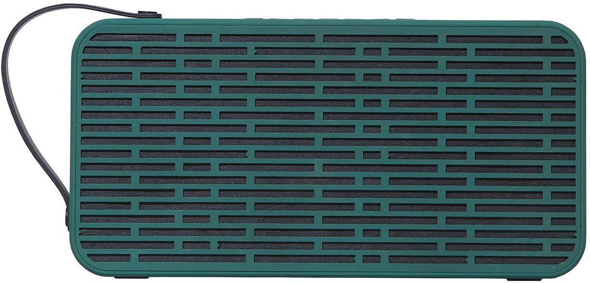 Kreafunk aSOUND, Army Green беспроводная портативная колонкаKfsc18 Kreafunk aSOUND, Army Green беспроводная портативная колонкаKfsc18aSOUND - беспроводная колонка в стильном дизайне, которая подарит вам насыщенный стереозвук. Продолжительность работы без подзарядки – до 10 часов (при 80% громкости). Помимо объемного и качественного воспроизведения звука, колонка отличается еще и своей мобильностью, ее удобно переносить с помощью специального ремешка. Можно наслаждаться любимой музыкой где угодно – на свежем воздухе или же на домашней вечеринке! Поставляется в красивой деревянной коробке. Технические характеристики: Аккумулятор 17600 мАч Bluetooth 4.2 + CSR Standard stereo technology Напряжение при зарядке: DC-5.0В – USB-кабель Зарядный ток: 1A (Мах) Напряжение/ток при разрядке: 5 В/1A; DC 15 В, 2А – АС адаптер Рабочее напряжение: 7.4-8.4 В Мощность: BASS 15Вт * 2 + TREBLE 3Вт * 2 Сопротивление колонок: 4 Ом (?) В комплекте USB + AUX-кабель Сетевой адаптер EU/UK/US