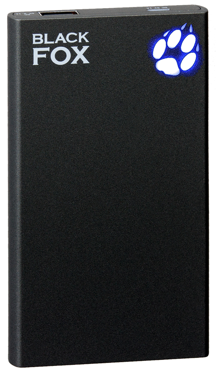 Black Fox BMP050D внешний аккумулятор (5000 мАч)4627102591005 Black Fox BMP050D внешний аккумулятор (5000 мАч)4627102591005Внешний аккумулятор Black Fox BMP 050 D (Цвет - чёрный) , Li-Ion, емкость 5000 мАч, световая индикация заряда в виде лапы