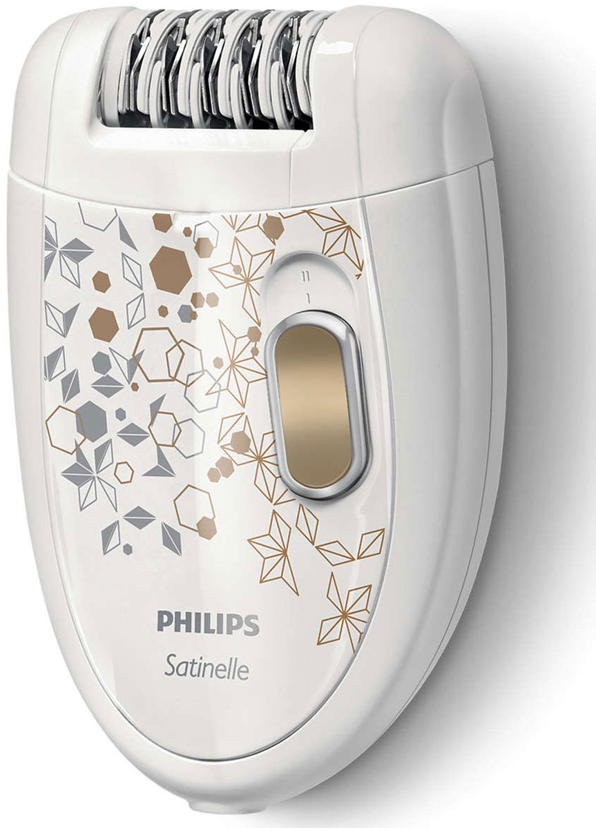 Philips HP6425/02 Satinelle эпиляторHP6425/02 Philips HP6425/02 Satinelle эпиляторHP6425/02Эпилятор Philips HP6425/02 Satinelle сделает вашу кожу идеально гладкой надолго. Он бережно удаляет с корнем волоски длиной от 0,5 мм. Прибор оснащен эргономичной ручкой и работает от сети, головку можно промывать водой для гигиеничного использования. Благодаря закругленной форме ручка удобно лежит в руке, обеспечивая комфорт при удалении волос. А также великолепно выглядит! Эпилирующие диски для бережной эпиляции удаляют волоски длиной от 0,5 мм без неприятных ощущений на коже. Эпилятор оснащен моющейся головкой. Ее можно снять и промыть под струей воды, что обеспечивает максимальную гигиену. Благодаря эффективной системе эпиляции кожа остается гладкой и шелковистой в течение нескольких недель. Бритвенная головка повторяет контуры линии бикини и подмышек для более гладкого бритья. В комплект входят насадка-триммер и гребень для линии бикини, что позволяет легко подравнивать и моделировать волоски на чувствительных...