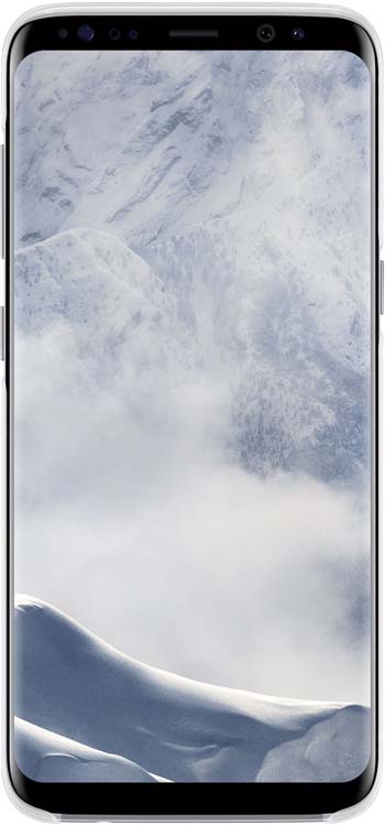Samsung Clear Cover чехол для Galaxy S8, SilverEF-QG950CSEGRU Samsung Clear Cover чехол для Galaxy S8, SilverEF-QG950CSEGRUОригинальный чехол обеспечит надежную защиту задней крышке и торцам устройства. Не сильно увеличивает размеры смартфона. Оснащен необходимыми отверстиями под порты и камеру.
