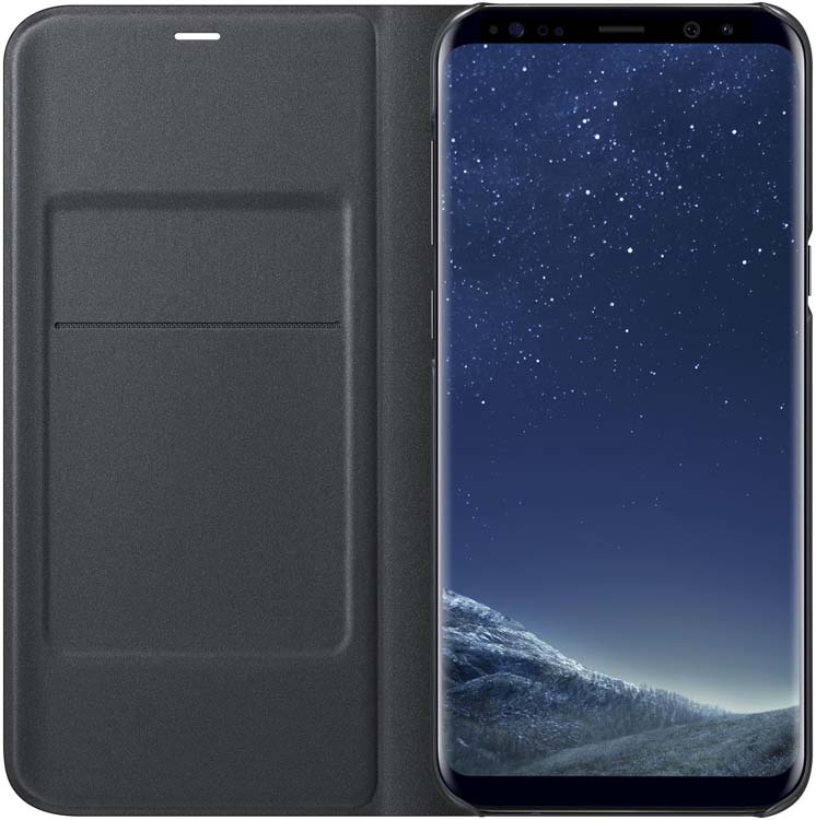 Samsung LED-View чехол для Galaxy S8+, BlackEF-NG955PBEGRU Samsung LED-View чехол для Galaxy S8+, BlackEF-NG955PBEGRUЧехлы LED View Cover предназначены для флагмана от Samsung ? Galaxy S8+. Верхняя крышка флип-кейса оснащена чувствительным сенсором, который реагирует на открытие/закрытие и нажатие кнопки питания. На передней панели чехла отображается текущая информация экрана – время, процент заряда, пропущенные вызовы и смс. Очередная фишка чехла – возможность отвечать на звонки, не открывая его, - просто проведите пальцем по панели, как по экрану. Чехол плотно прилегает к смартфону и предохраняет модель от падений и попадания пыли.
