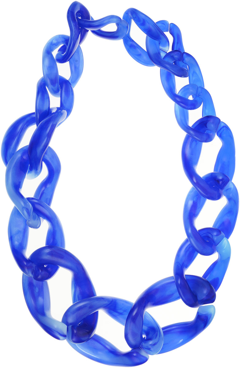 Колье Taya, цвет: темно-синий. T-B-12029T-B-12029-NECK-D.BLUE Колье Taya, цвет: темно-синий. T-B-12029T-B-12029-NECK-D.BLUEСупермодное украшение изготовлено из ювелирной смолы. Модель представляет собой сочетание колец различной формы. Кольца легко рассоединяются между собой. Каждое звено можно снять. Звенья крупнее к центру.