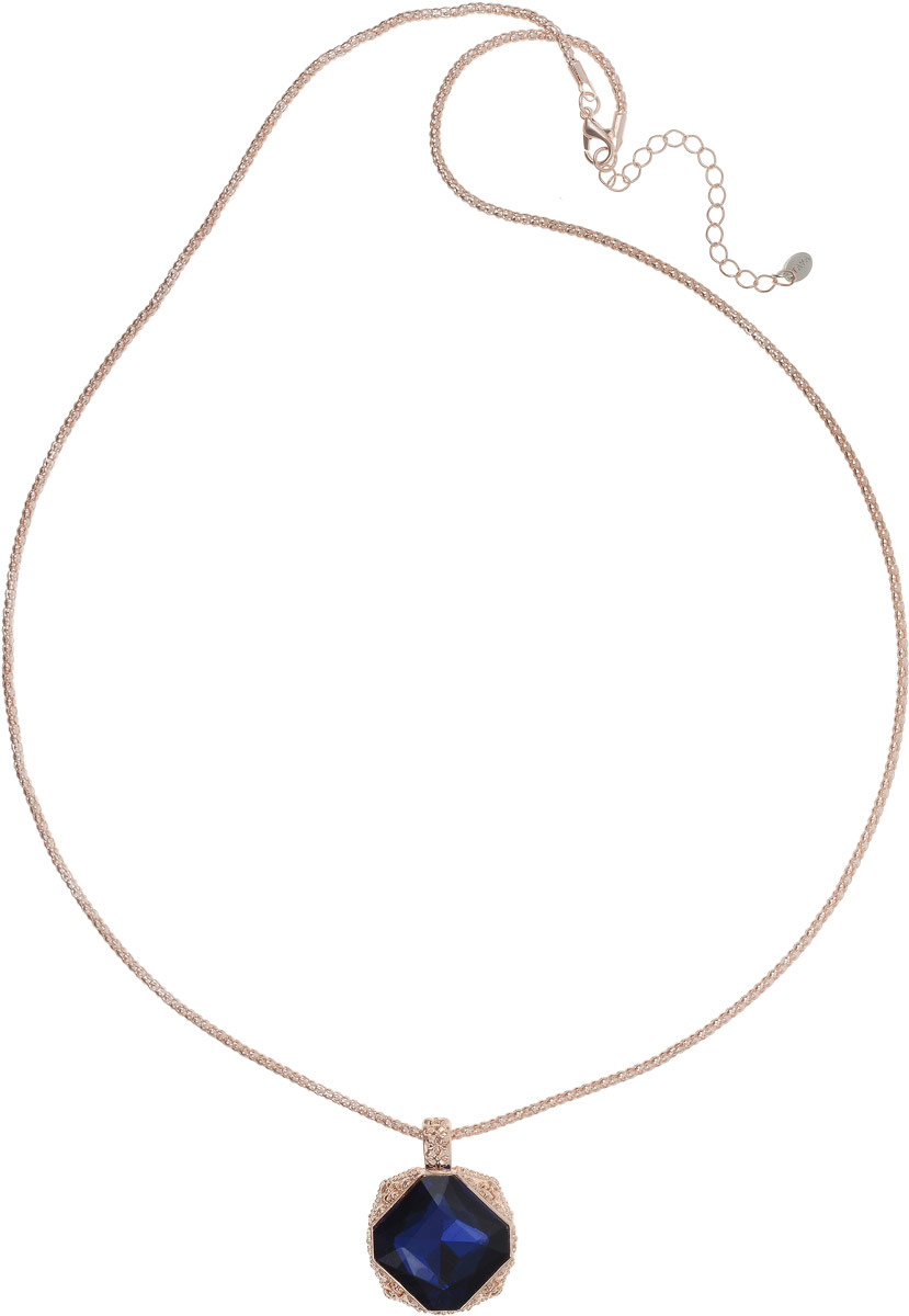 Колье Taya, цвет: золотистый, темно-синий. T-B-12685T-B-12685-NECK-GL.D.BLUE Колье Taya, цвет: золотистый, темно-синий. T-B-12685T-B-12685-NECK-GL.D.BLUEЛаконичный кулон на длинной цепи дополнен удлиняющей цепочкой с замочком-карабином. Сапфирового цвета кристалл расположен в объемной резной богатой рамке.