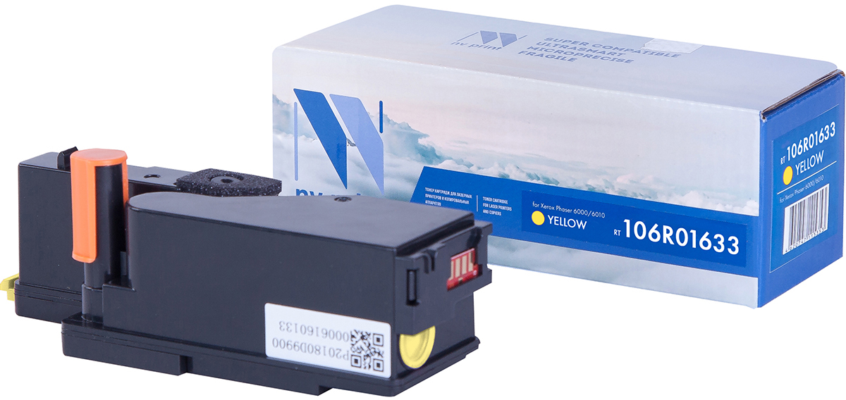 NV Print 106R01633Y, Yellow тонер-картридж для Xerox Phaser 6000/6010NV-106R01633Y NV Print 106R01633Y, Yellow тонер-картридж для Xerox Phaser 6000/6010NV-106R01633YСовместимый лазерный картридж NV Print 106R01633Y для печатающих устройств Xerox - это альтернатива приобретению оригинальных расходных материалов. При этом качество печати остается высоким. Картридж обеспечивает повышенную чёткость и плавность переходов оттенков цвета и полутонов, позволяет отображать мельчайшие детали изображения. Лазерные принтеры, копировальные аппараты и МФУ являются более выгодными в печати, чем струйные устройства, так как лазерных картриджей хватает на значительно большее количество отпечатков, чем обычных. Для печати в данном случае используются не чернила, а тонер.