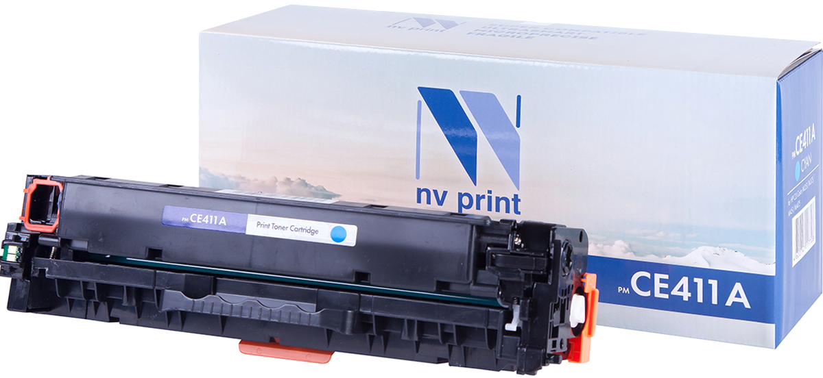 NV Print CE411A, Cyan тонер-картридж для HP CLJ M351/M451/MFP M375/MFP M475CE411A NV Print CE411A, Cyan тонер-картридж для HP CLJ M351/M451/MFP M375/MFP M475CE411AСовместимый лазерный картридж NV Print для печатающих устройств HP - это альтернатива приобретению оригинальных расходных материалов. При этом качество печати остается высоким. Картридж обеспечивает повышенную чёткость и плавность переходов оттенков цвета и полутонов, позволяет отображать мельчайшие детали изображения. Лазерные принтеры, копировальные аппараты и МФУ являются более выгодными в печати, чем струйные устройства, так как лазерных картриджей хватает на значительно большее количество отпечатков, чем обычных. Для печати в данном случае используются не чернила, а тонер.