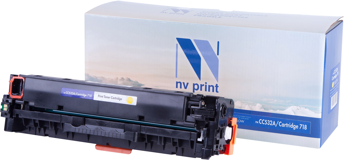 NV Print CC532A/Canon718Y, Yellow тонер-картридж для HP Color LaserJet CM2320MFP/CP2025/Canon i-SENSYS MF-8330/8350NV-CC532A/Canon718Y NV Print CC532A/Canon718Y, Yellow тонер-картридж для HP Color LaserJet CM2320MFP/CP2025/Canon i-SENSYS MF-8330/8350NV-CC532A/Canon718YСовместимый лазерный картридж NV Print NV-CC532A/Canon718Y для печатающих устройств HP, Canon - это альтернатива приобретению оригинальных расходных материалов. При этом качество печати остается высоким. Картридж обеспечивает повышенную четкость изображения и плавность переходов оттенков и полутонов, позволяют отображать мельчайшие детали изображения. Лазерные принтеры, копировальные аппараты и МФУ являются более выгодными в печати, чем струйные устройства, так как лазерных картриджей хватает на значительно большее количество отпечатков, чем обычных. Для печати в данном случае используются не чернила, а тонер.