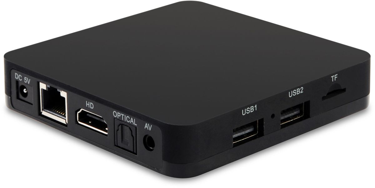 iconBIT XDS104K медиаплеерMCI54757 iconBIT XDS104K медиаплеерMCI54757Ultra HD 4K мультимедиа проигрыватель, HDMI 2.0a (4K@60fps), CVBS, 2xUSB 2.0 Host, LAN, Wi-Fi 802.11b/g/n, Android 6.0.1