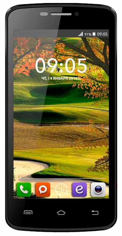 BQ 4560 Golf, Black46610253 BQ 4560 Golf, Black46610253BQ 4560 Golf - красивый и современный смартфон, удачный баланс между стильным дизайном и качественной начинкой. Дизайнеры BQ Mobile сделали выбор в пользу красоты и разнообразия, изящный корпус с приятным на ощупь покрытием soft touch представлен в черном, золотом, розовом, белом и цвете морской волны. Благодаря правильной конструкции и габаритам, BQ Golf комфортно помещается в руке и позволяет с легкостью пользоваться всеми элементами на экране. Тонкие рамки вокруг дисплея и продуманное расположение элементов делает работу с контентом легкой и удобной. Архитектура процессора обеспечивает уверенную работу всего механизма и моментальную обработку поступающих задач. Производительности четырехъядерного процессора MediaTek МТ6580 хватает, чтобы справиться с ресурсоемкими приложениями, играми и плавным воспроизведением видеороликов. Смартфон сертифицирован EAC и имеет русифицированный интерфейс меню и Руководство пользователя